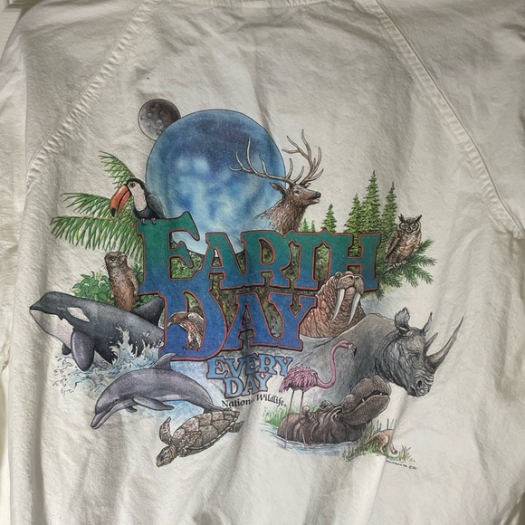 Outdoor Impressions 90s Vintage unisex jacket. Size small. 100% cotton Earth Day - Picture 6 of 6